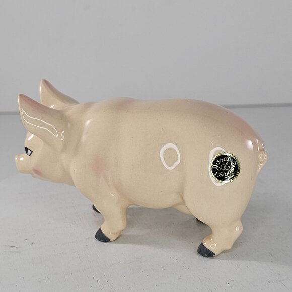 Vintage Josef Originals Pig Figurine Standing Hog Japan Farm Animal - Picture 2 of 8